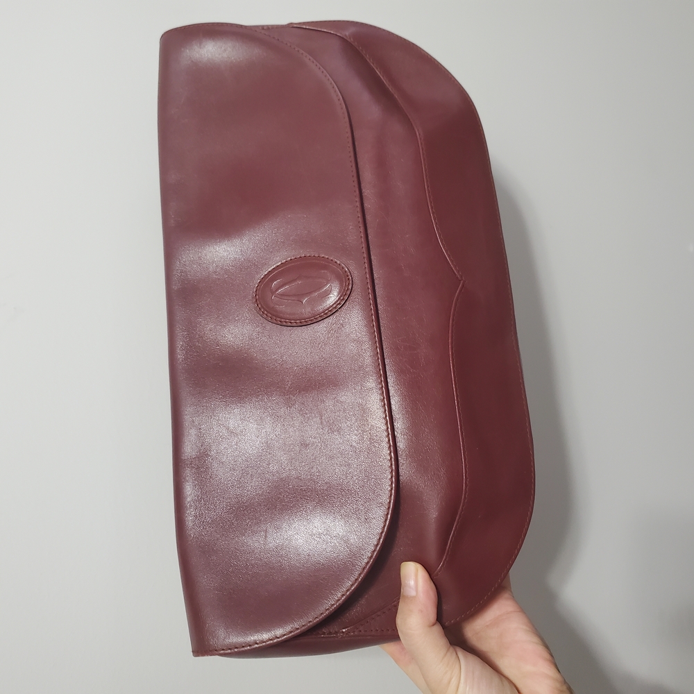 Cartier Burgundy Clutch